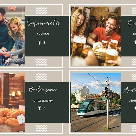 Petit Manoir En - Parking Prive - 15 Min Hyper-centre * Straatsburg